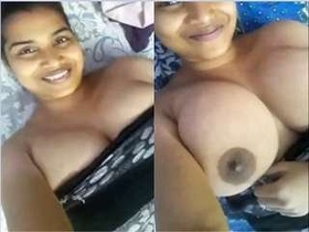 Desi Budi flaunts her breasts in a steamy video call