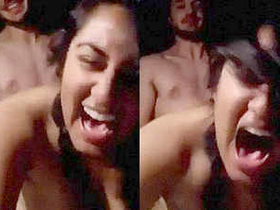 Indian girl and Caucasian guy's intimate encounter