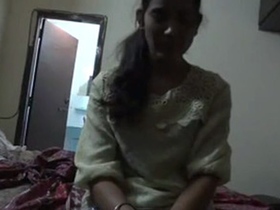 A young woman experiences intense sexual activity in this heated video