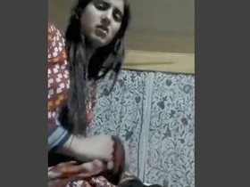 Kashmiri girlfriend reveals her breasts over video call