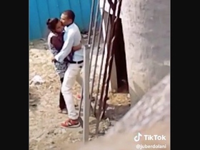 Open-air romp with a desperate partner