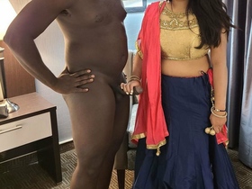 Husband's anniversary surprise: A passionate encounter with a well-endowed man for his sexually aroused wife