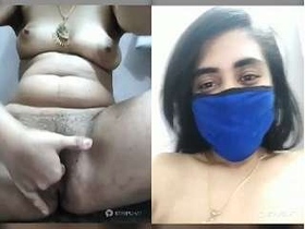Desi Indian babe flaunts her body on camera