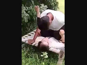 Desi hottie enjoys outdoor sex in the fields