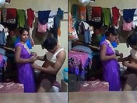 A village wife from India gives oral and vaginal pleasure to her father-in-law