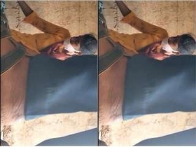 Rustic Telugu couple enjoys outdoor sex