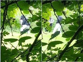 Desi lover gets fucked hard in the open