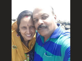Indian beauty enjoys a passionate outdoor encounter with her employer