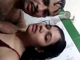 Freshly married couples indulge in shower fantasies