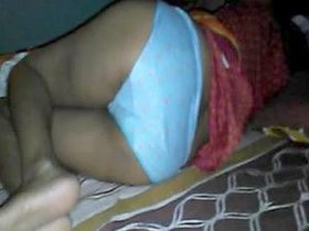 South Asian woman wearing underwear