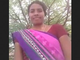 Telugu bhabhi flaunts her pussy and ass in village video