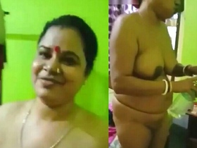 A busty village wife with ample curves gets naughty in her community