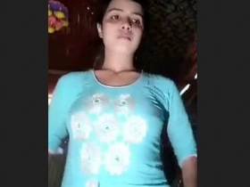 Watch a stunning wife pleasure herself in this steamy video