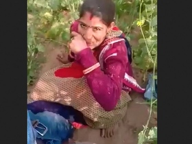 Surprised by lovers caught in the act in the wild