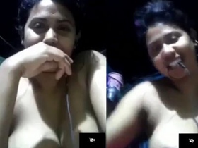 Busty girl flaunts her curves on webcam