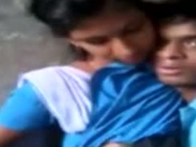Big-boobed Indian teen gets naughty in classroom with uniformed lover