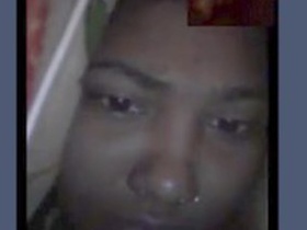 Indian girl calls for a video chat
