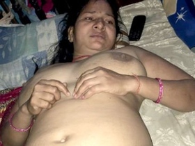 Fatty aunty sucks her husband's dick in India