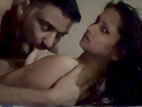 Indian babe gets her tight ass pounded hard by an old man