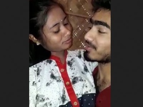 Romantic couple enjoys dinner and sex in the restaurant