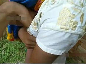 Young woman has outdoor sex with boyfriend
