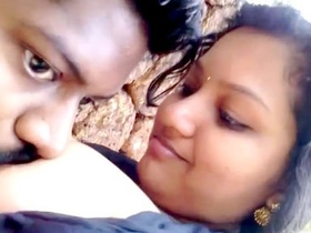 Desi couple explores outdoor pleasures in village setting