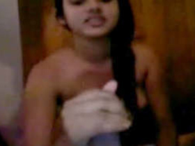 Cute desi GF gives an amazing blowjob in this video