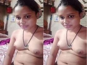 Horny guy reveals his big boobs and pussy in HD video