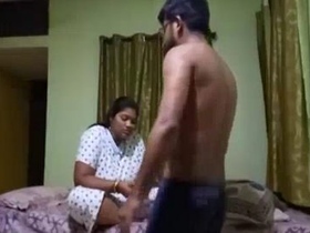 Indian men have sex with a well-endowed maid from Bengal
