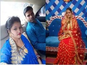 Newlywed wife cheats on husband with lover and shows off her body on video call