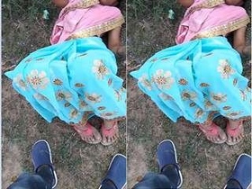 Sensual Telugu randi bhabhi in outdoor sex
