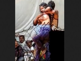 A seductive dancer performs a sensual routine