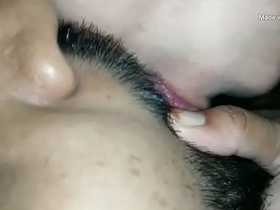 A woman having sex with her husband's boss while her husband is away on a trip