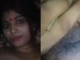Horny country wife from Bangla pleasures herself with her fingers