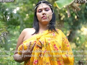 Barsha Naaris unveils her large breasts and see-through nipples in her inaugural photo spread