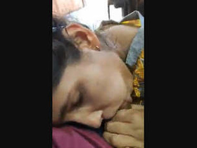 Beautiful Indian girl performs oral sex