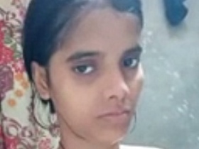 Indian girl in nude solo performance on Dehati channel