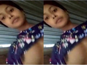 Bangla babe flaunts her big boobs and juicy pussy