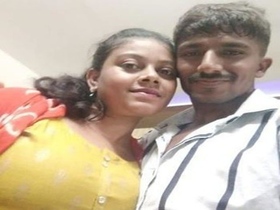 Indian newly married couple engages in sexual activity