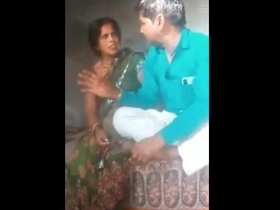 Desi auntie and her daughter share intimate moments in video