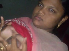 Busty Indian wife enjoys oral sex
