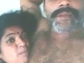 Mallu aunt gives a blowjob to her uncle in this steamy video