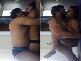 Super hot Indian girl with big boobs teases and denies her lover's desires