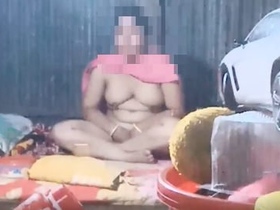 Aunt Desi's voluptuous figure is showcased in a sensual video