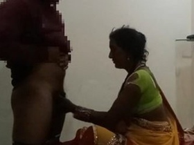 Indian escort gives handjob and gets penetrated