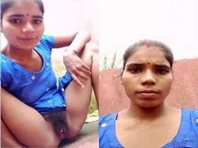 Desi housewife records her erotic video for her partner