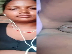 Tribal beauty shares intimate selfies of her naked pussy