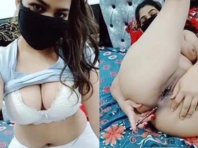 Sobia Nasir's anal play with dildo