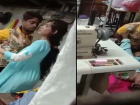 Desi factory worker and manager have sex in the workshop