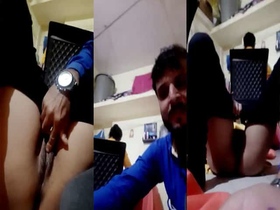 Scandalous video featuring young office girl engaging in sexual activities